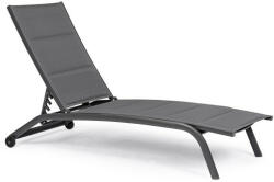 Bizzotto Cleopas Kerti Napozóágy Alumínium Textilene Szürke Görgős (KHM-0663139)