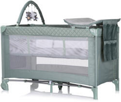 Chipolino Luna multifunkciós utazóágy - Basil (KOSILU253BA) - pepita