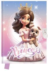 Junior Emlékkönyv JUNIOR Princess szív alakú lakattal (DBL36-G24) - iconink