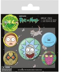 PyramidInternational Pyramid RICK AND MORTY (HEADS) kitűző szett Ajándéktárgyak (BP80615)