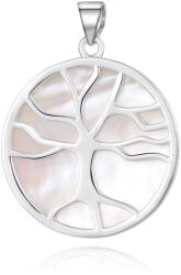 Beneto Ezüst medál gyöngyház díszítéssel Életfa AGH168
