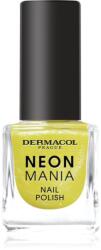 Dermacol Neon Mania körömlakk árnyalat 4 Lemon pop 5 ml