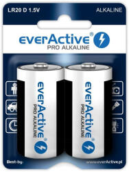 everActive Elem góliát R20 1, 5V bliszteres EverActive Pro Alkaline 2 db/bl (EA21827)