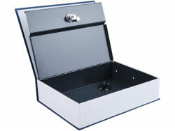 Extol Craft pénzkazetta, könyv típusú, 2db kulccsal, változó színekben, festett acél, műanyag (99026)