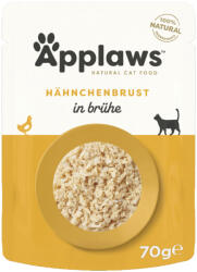 Applaws 12x70g Applaws csirke húslében nedves macskatáp