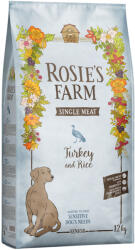 Rosie's Farm 12kg Rosie's Farm Single Meat Senior pulyka & rizs száraz kutyatáp