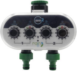 Rain vezérlő 0 bar nyomáshoz - 2 zónás - IBC tartályhoz - csepegtető szalaghoz - automataontozorendszer