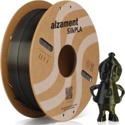 Alzament PLA Silk Dual Color 1 kg Black-Gold (ALZMNTSD01)