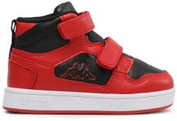 Kappa gyerek mokaszin, 301162629, Ökobőr, 20 EU, Piros/Fekete (0000301162629_20)