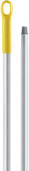 IGEAX élelmiszeripari aluminium nyél menetes 130cm-es 25 mm átmérőjű, sárga (1089Y)