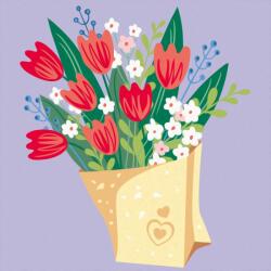 Ravensburger - CreArt pictura pe numere pentru adulti buchet de lalele (art_RVSPBN25518)