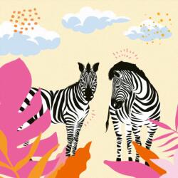 Ravensburger - CreArt Pictura pe numere pentru adulti Zebre (art_RVSPBN23666)