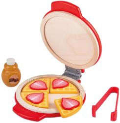 Jocca - Fier de vafe din lemn cu accesorii pentru baieti si fete | Aparat de vafe Montessori pentru copii | peste 2 ani | Jucarii | Cadou Baiat Fata | Dispozitiv de jucarie (208X) Bucatarie copii