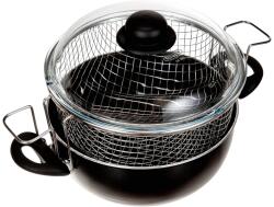 Ballarini Deep Fryer 24 Fritteuse, Metall, Schwarz, 24 cm (35260F.24)