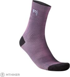 Karpos LOGO PRINT női zokni, virágmintás ombre kék Niagara (M)