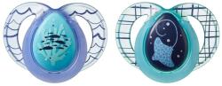 Tommee Tippee Ортодонтични залъгалки Tommee Tippee - Night Time, 6-18 m, Морска котка (TT.0086.002)
