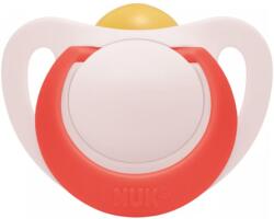 Nuk Каучукова залъгалка NUK - Star, с кутия за стерилизиране, 18-36 m, Розова (10737045-розова)