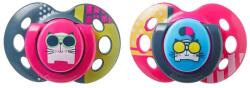 Tommee Tippee Ортодонтични залъгалки Tommee Tippee - Fun Style, 18-36 m, 2 броя, Котки (TT.0091)