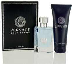 Versace Pour Homme SET: edt 50ml + tusfürdő gél 100ml férfi parfüm