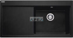 Franke Mythos MTG 611 balos fekete gránit mosogatótálca távvezérlővel (114.0476. 995)