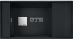 Franke Fresno FSG 611-87 matt fekete gránit mosogatótálca távvezérlővel (114.0627. 323)