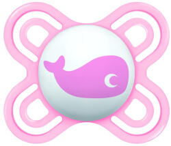 MAM Perfect Start szilikon játszócumi 0+ hónap (lányos)