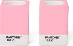 Copenhagen Design Свещници Pantone, светлорозови, за класически свещи или чаени свещи, 2 бр (101720182)