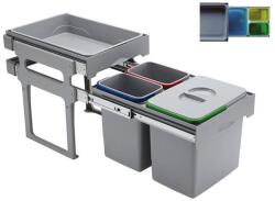 EKOTECH - Beépíthető hulladékgyűjtő TANK 40 - 1x16 liter+2x8 liter (MK90954100)