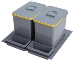 EKOTECH - Beépíthető hulladékgyűjtő PRACTIKO 600 - 2x15 liter+2 tartó (MK91104100B5)