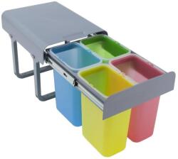 EKOTECH - Beépíthető hulladékgyűjtő EKKO 40 - 4x8 liter (MK90064100)