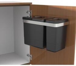 EKOTECH - Beépíthető hulladékgyűjtő BELT 60 - 1x15 liter+1x7 liter (MK940041602)