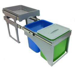 EKOTECH - Beépíthető hulladékgyűjtő TANK FRONT 40 - 2x16 liter (MK91464100)