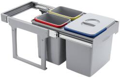 EKOTECH - Beépíthető hulladékgyűjtő EKKO EASY 40 - 1x16 liter+2x8 liter (MK90994100)