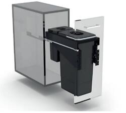 EKOTECH - Beépíthető hulladékgyűjtő FRONT 30 - 1x26 liter+1x7 liter (MK950141601)
