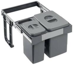 EKOTECH - Beépíthető hulladékgyűjtő FREE JAZZ SHORT 45 - 1x15 liter+1x7 liter (MK93014162608)