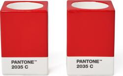 Copenhagen Design Свещници Pantone за класически свещи или чаени свещи, червени, 2 бр (101722035)