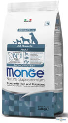 Monge Dog 12kg Pisztráng, rizs - Monoprotein All Breeds Adult Speciality Line