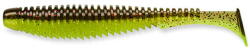 FishUp U-Shad 10.1cm #203 Green Pumpkin Flo Chartreuse (4820246295017)