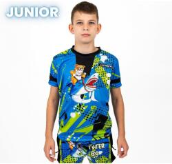 KNOCKOUT cápa lovas Knockout Póló 12-14 ÉVES kék