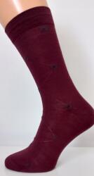 PREDA Elegáns férfi zokni Preda méret44-46 bordó mintás (5908256862)