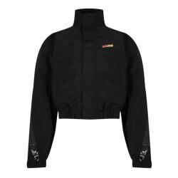 Reebok Men's Pyer Moss Logo Lightweight Windproof Windbreaker - Black
