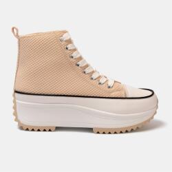 Firetrap Дамски високи кецове Firetrap Platform Hi top Ladies Trainers - Beige