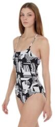 Fundango Бански костюм Fundango Lorida Classic swimsuit - White (Black Pattern)