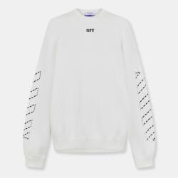OFF WHITE Риза с дълъг ръкав OFF WHITE Men's Arrows Cotton Long Sleeve Crew Neck Sweatshirt - Cream /Black