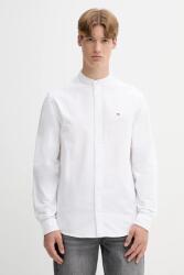 Tommy Hilfiger pamut ing állógalléros, fehér, regular, DM0DM21690 - fehér M