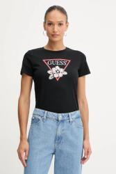 Guess pamut póló fekete, W5YI38 I3Z14 - fekete L