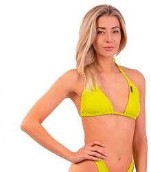 NEBBIA Classic Triangle 450 bikini top - Yellow (Green)