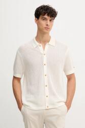 Tommy Hilfiger pamut ing galléros, bézs, relaxed, MW0MW39530 - bézs S