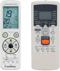 General FUJITSU AOT12LSAC, AOT12USAC, ASAG09LJC, AST12LSACW, ASY9FSBCW, ASY14USBCW - telecomandă de lux retroiluminată