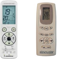 General SINCLAIR YK1F, ASH-09AP, ASH-12AP - telecomandă de lux retroiluminată